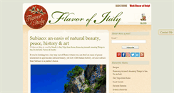 Desktop Screenshot of flavorofitalyblog.com